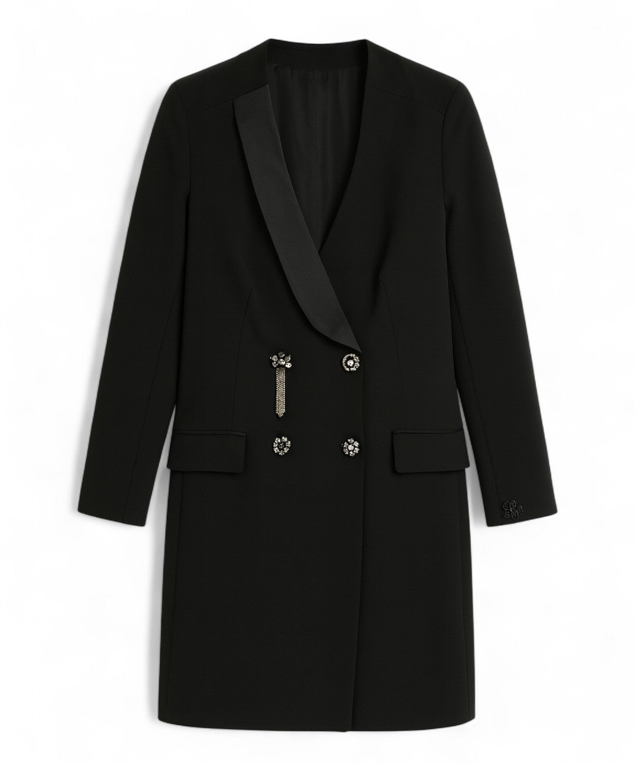 Abito Blazer Via delle Perle con Dettagli Gioiello