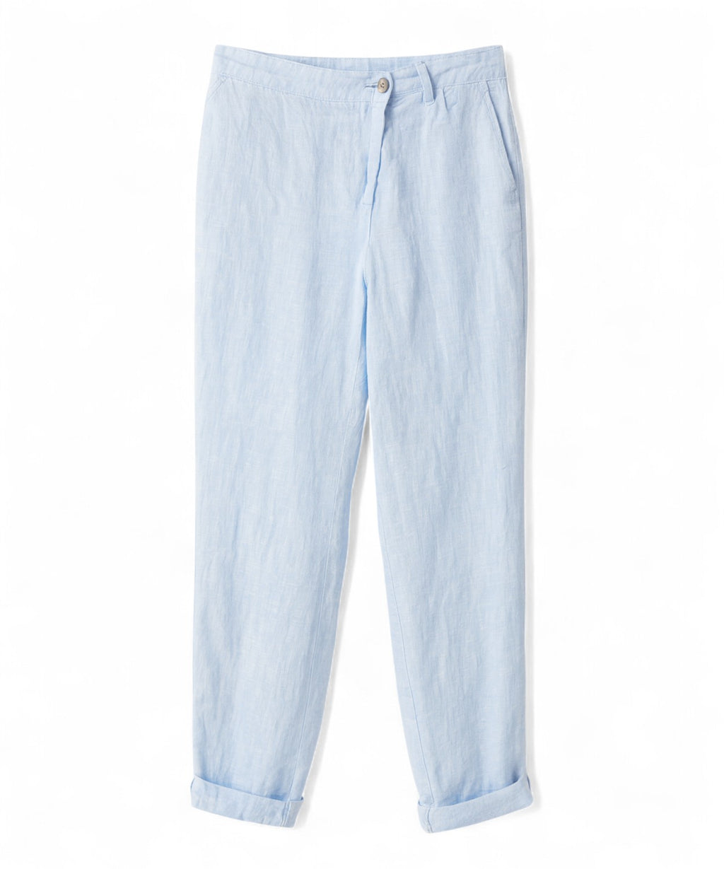 asymmetrische Leinenhose von Emporio Armani