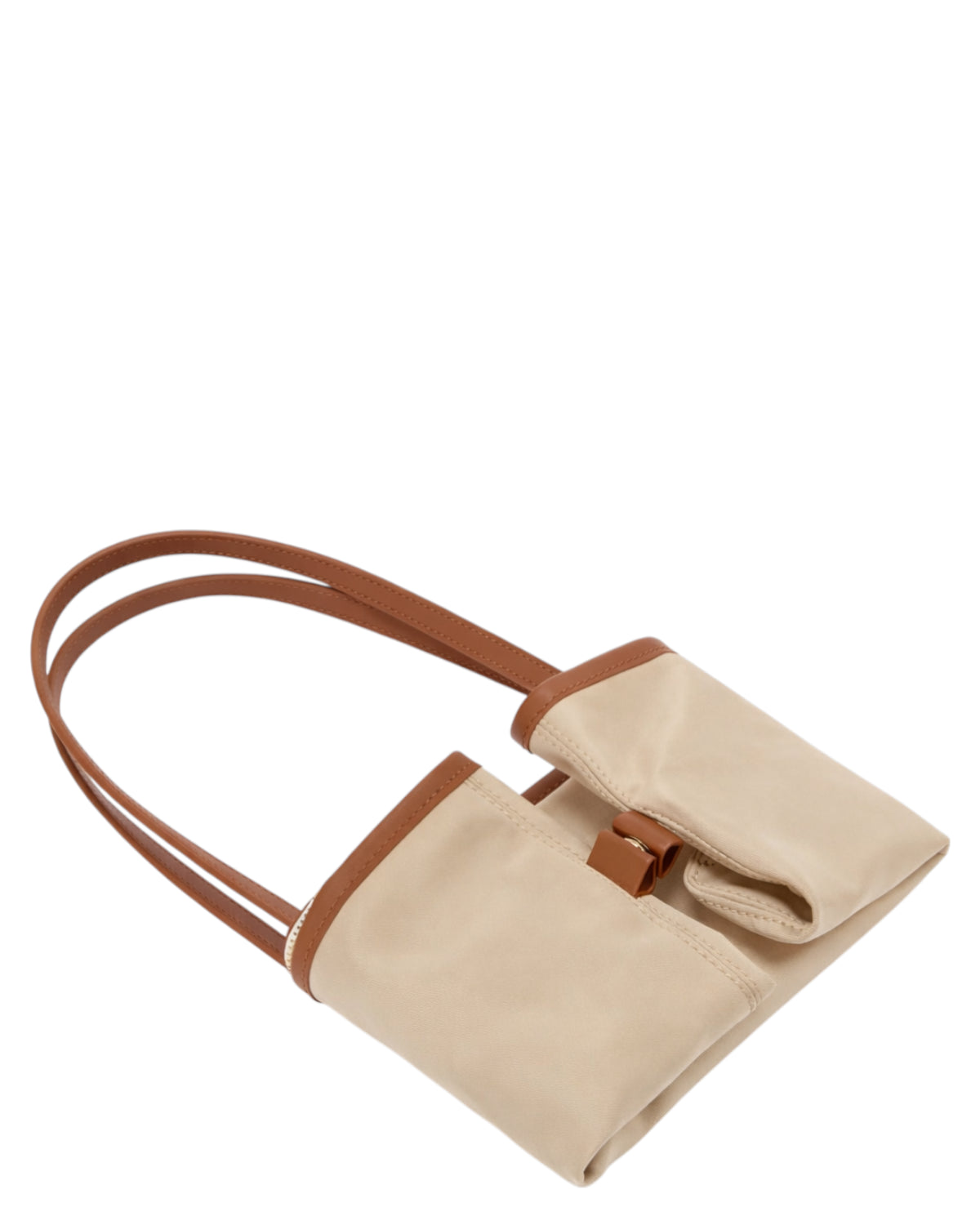 Borsa City Medium Nylon Beige MC2 Saint Barth