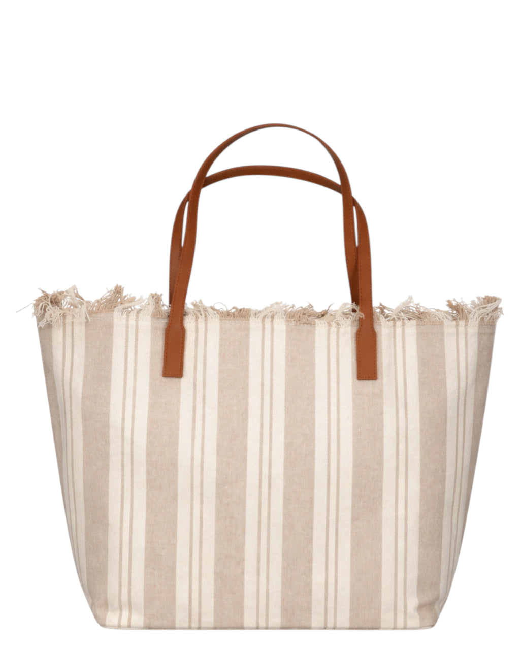 MC2 Saint Barth City Einkaufstasche aus gestreiftem Canvas