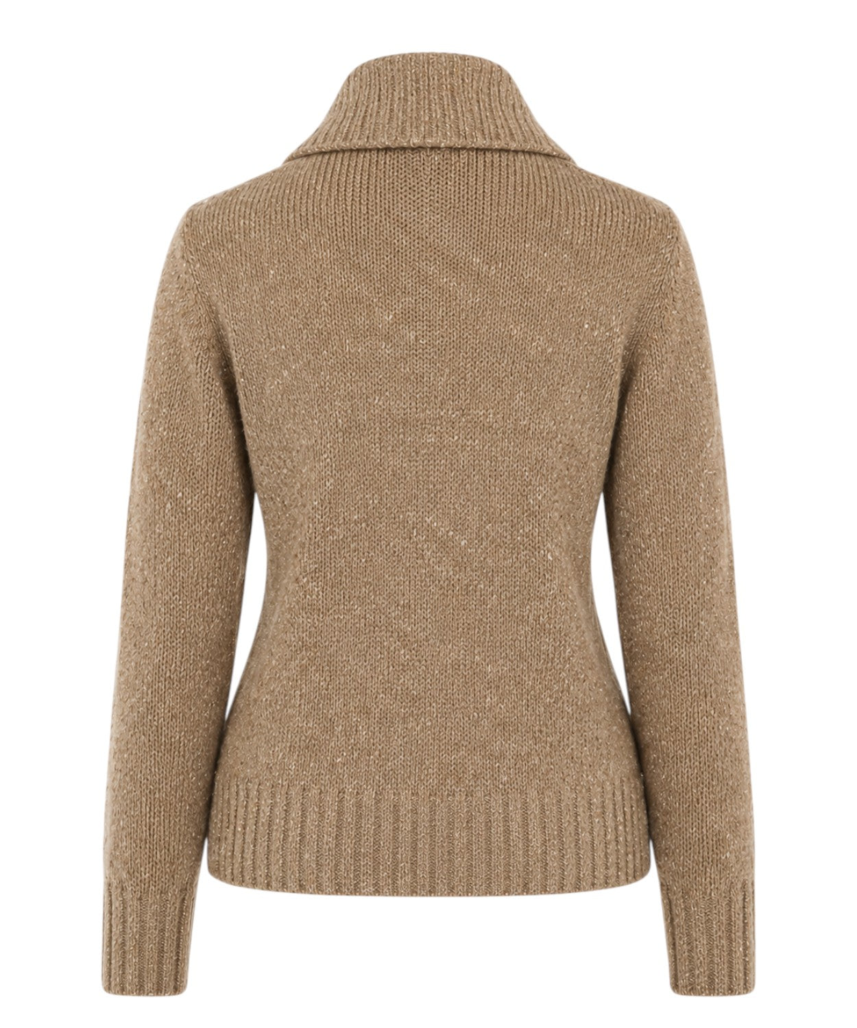 Cardigan Marella Geode in Misto Lana con Scollo a Scialle