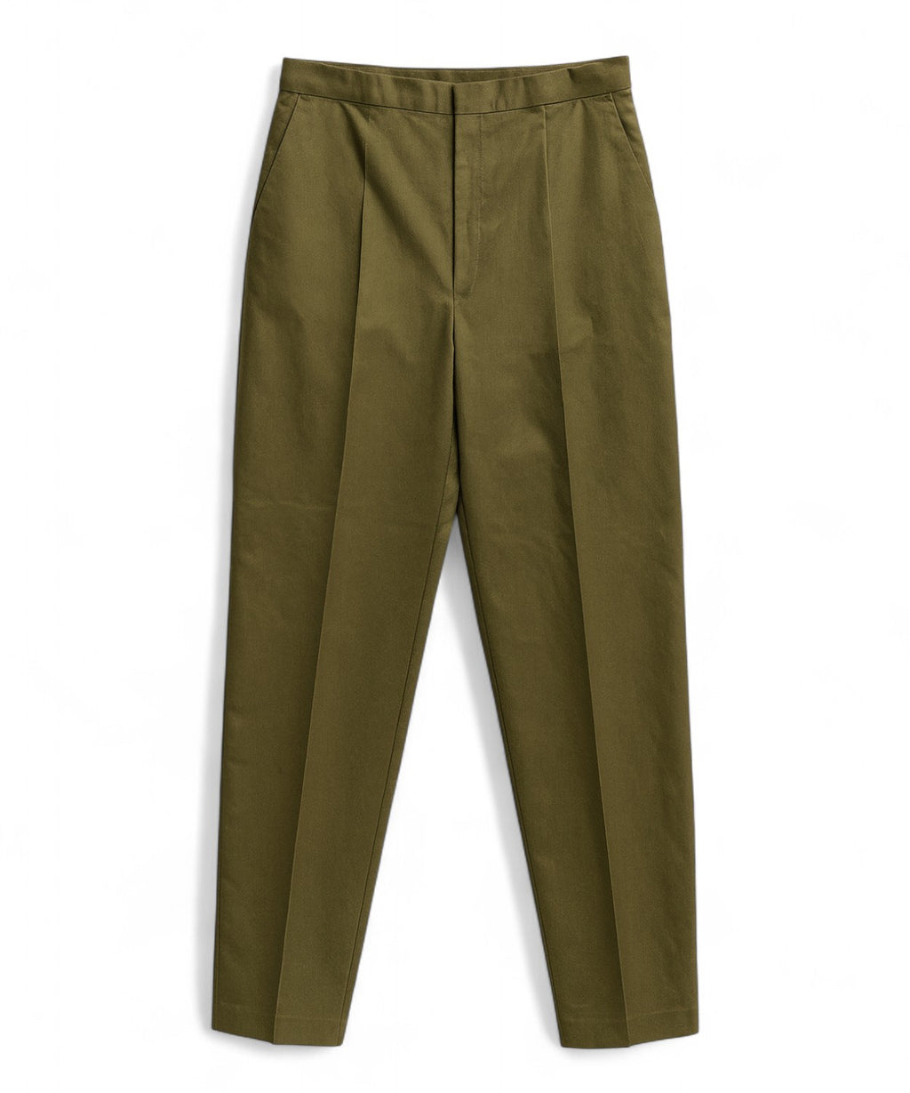 Pantaloni in Lino con Piega