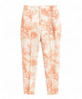 Pantaloni in Lino a Stampa Floreale