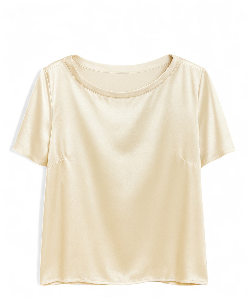 Satin T-shirt