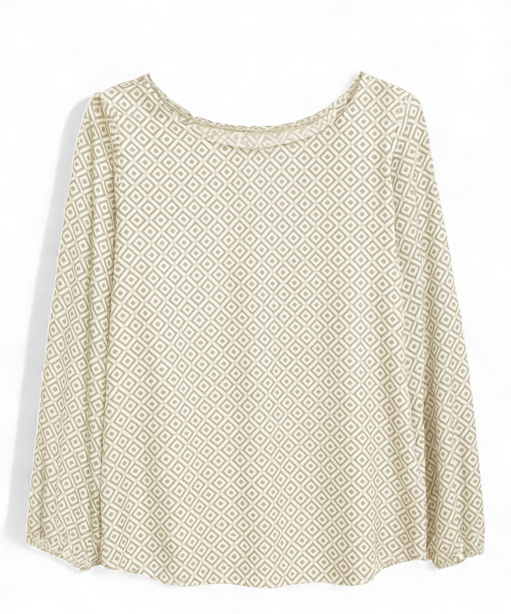 Women's Blouse with Geometric Print