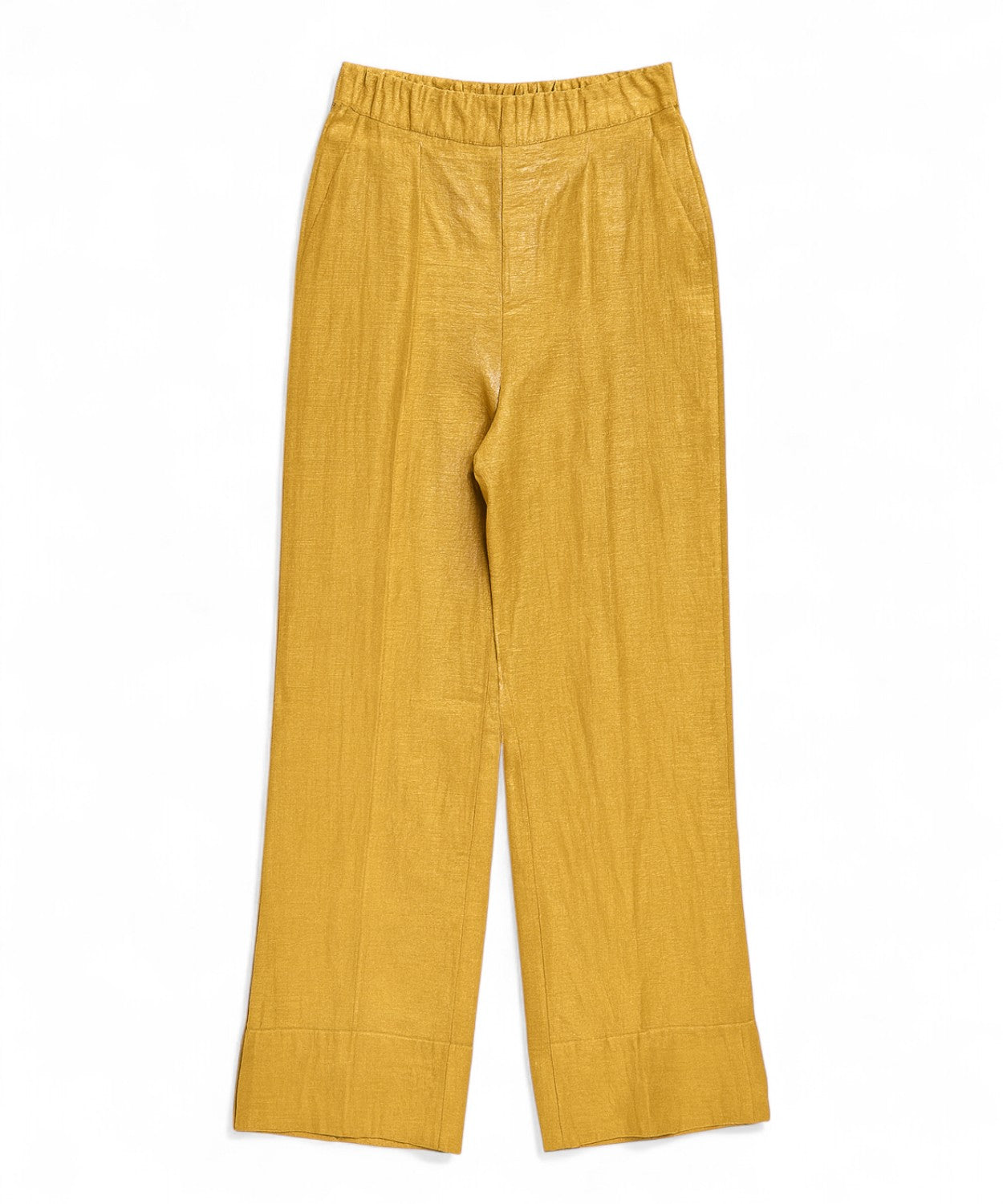 Pantalone in Lino Cangiante a Gamba Dritta