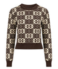 Maglia Cropped con Logo Love Birds di Pinko per Donna