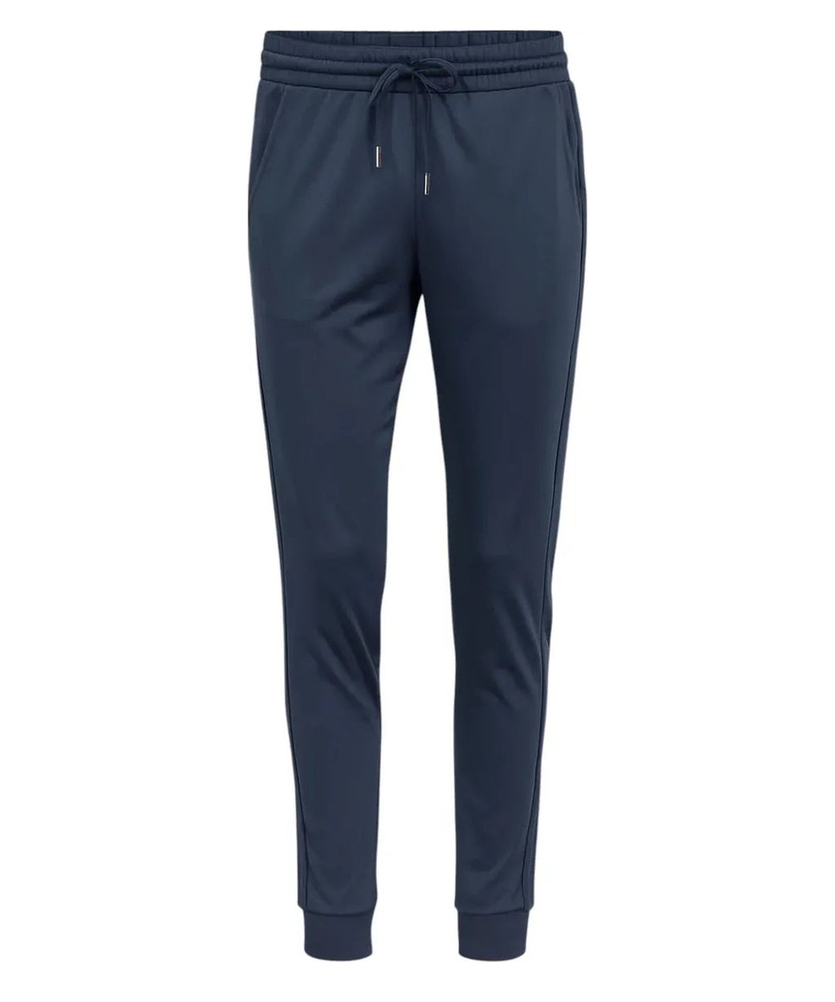Pantalone in Raso Blu con Laccetto e Inserti in Velluto-Guess-Pantaloni-Vittorio Citro Boutique