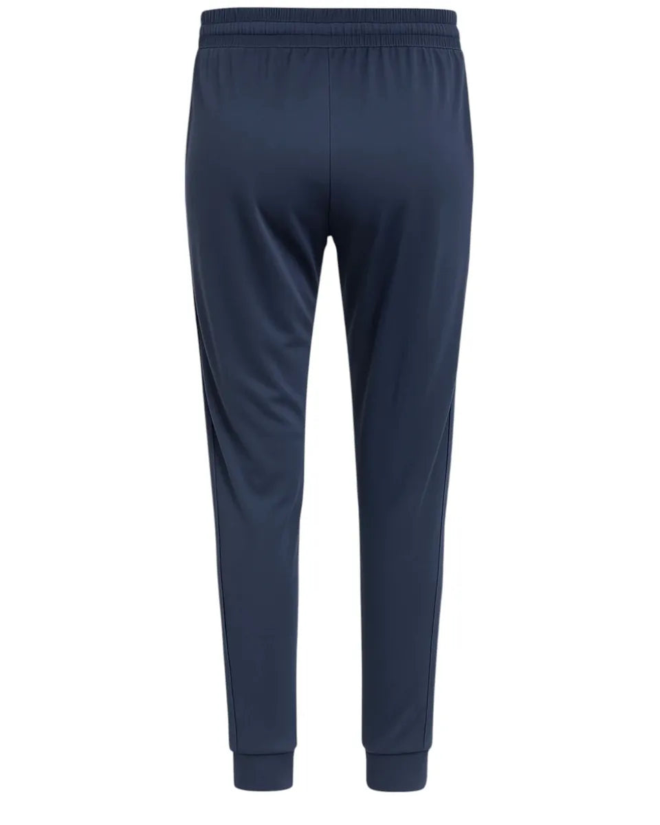 Pantalone in Raso Blu con Laccetto e Inserti in Velluto-Guess-Pantaloni-Vittorio Citro Boutique