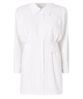 Abito corto a camicia in habotai e cotone-Abiti-Pinko-Vittorio Citro Boutique