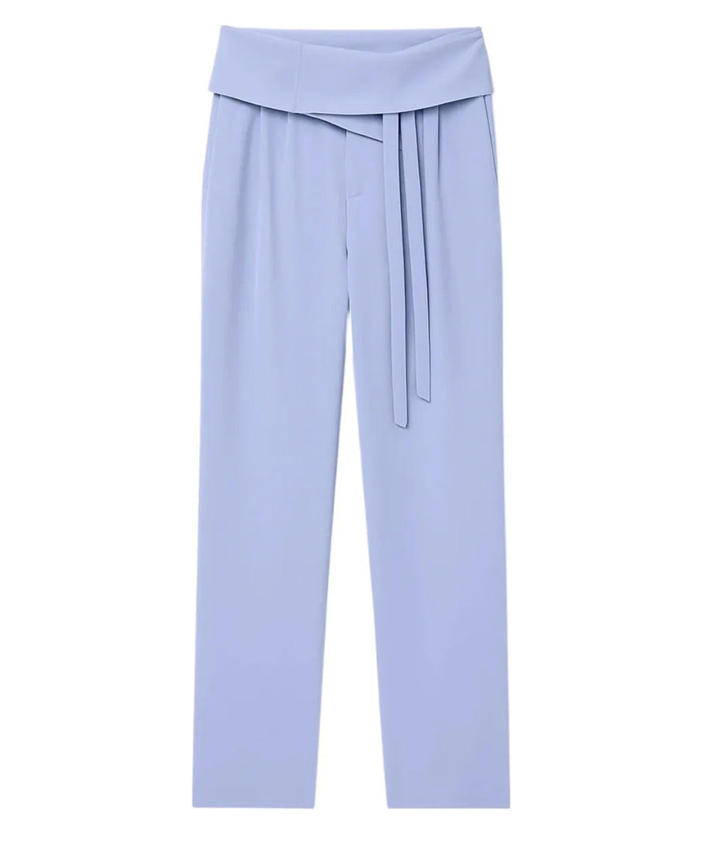 Pantaloni in Crepe con Cintura a Nastro-Emporio Armani-Pantaloni-Vittorio Citro Boutique