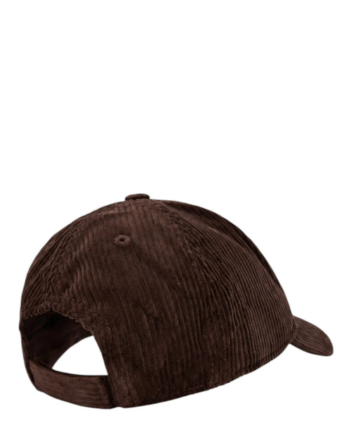 Cappello Baseball in Velluto a Coste con Logo Ricamato