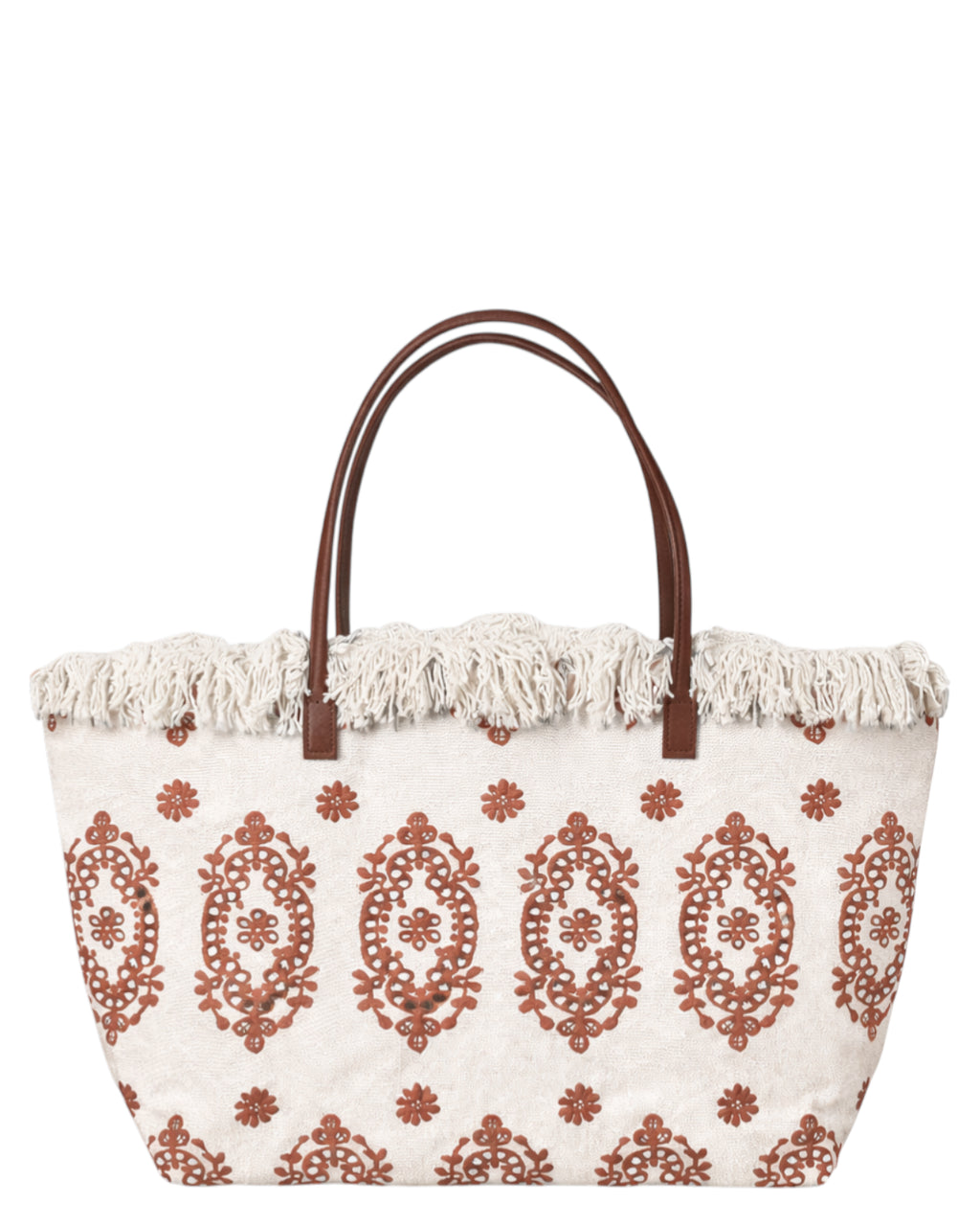 City regular h bag in Sangallo with fringes