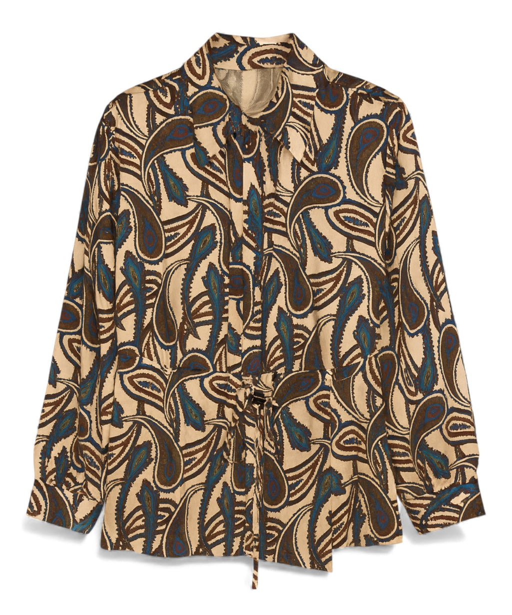 Blusa Fantasia con Coulisse in Vita