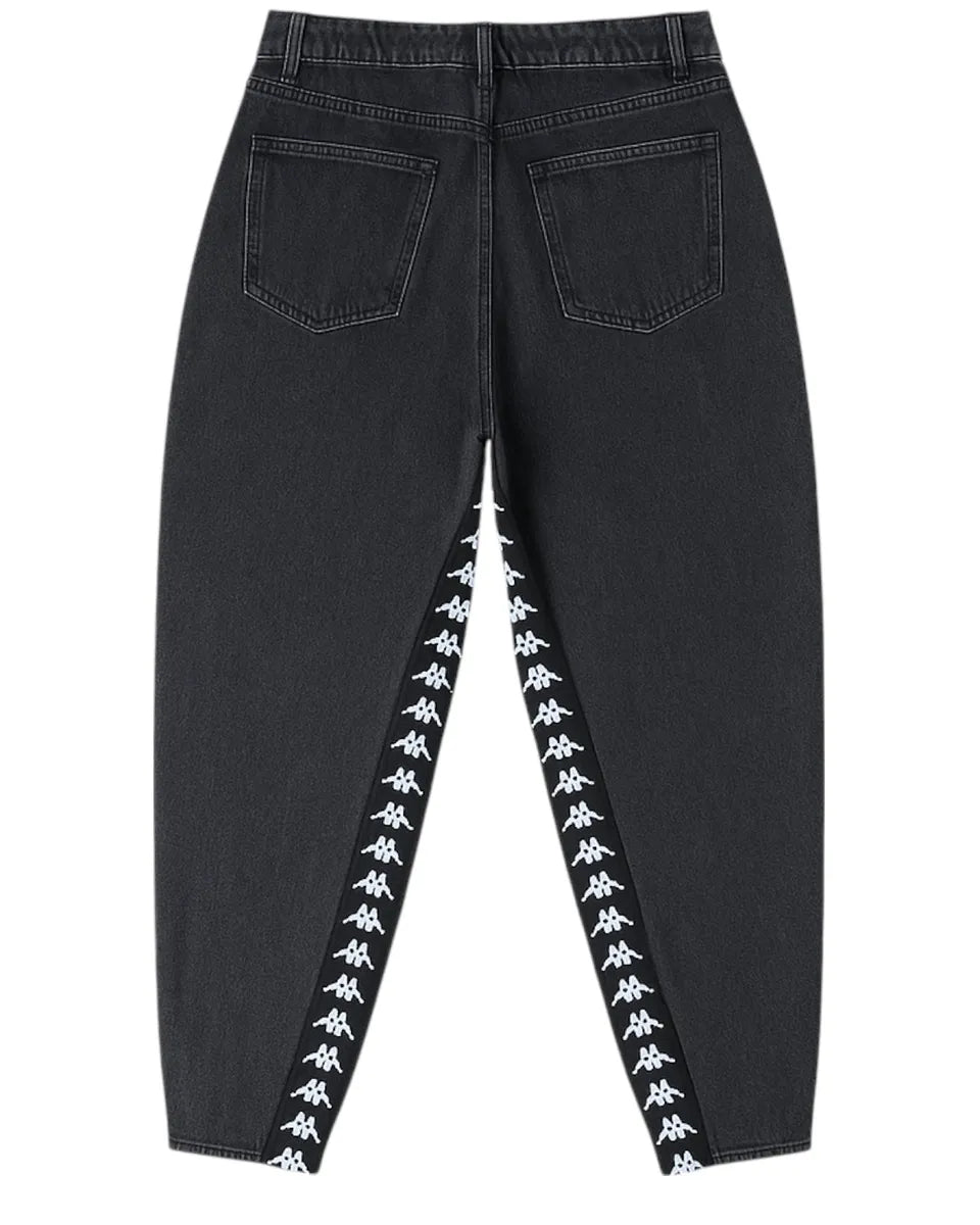 222 Banda Bibo Jeans – con Bande Logo Laterali, Stile Streetwear-Kappa-Jeans-Vittorio Citro Boutique