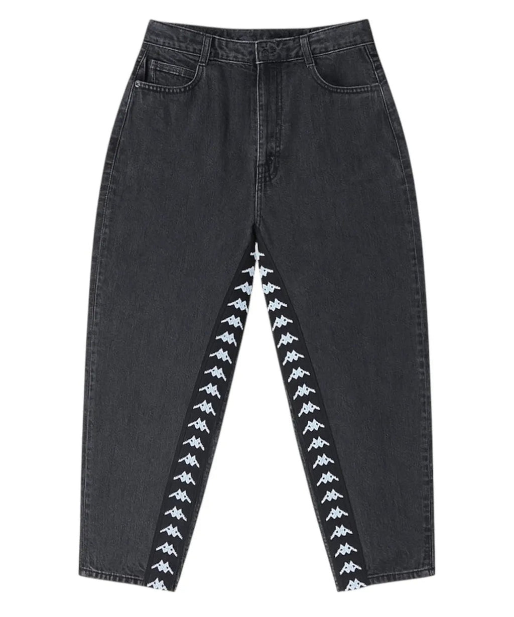 222 Banda Bibo Jeans – con Bande Logo Laterali, Stile Streetwear-Kappa-Jeans-Vittorio Citro Boutique