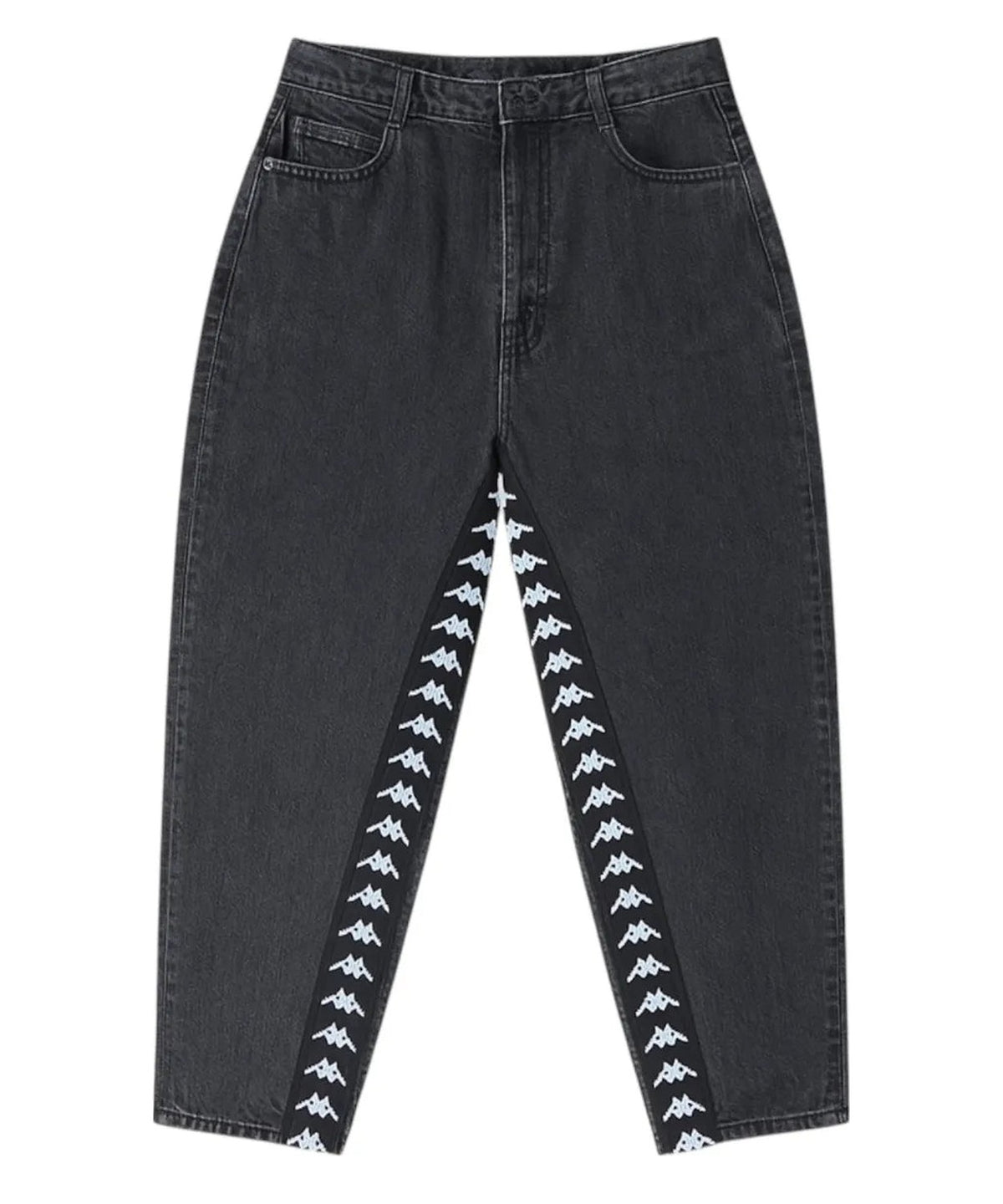 222 Banda Bibo Jeans – con Bande Logo Laterali, Stile Streetwear-Kappa-Jeans-Vittorio Citro Boutique