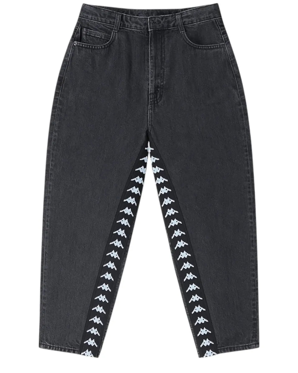 222 Banda Bibo Jeans – con Bande Logo Laterali, Stile Streetwear-Kappa-Jeans-Vittorio Citro Boutique