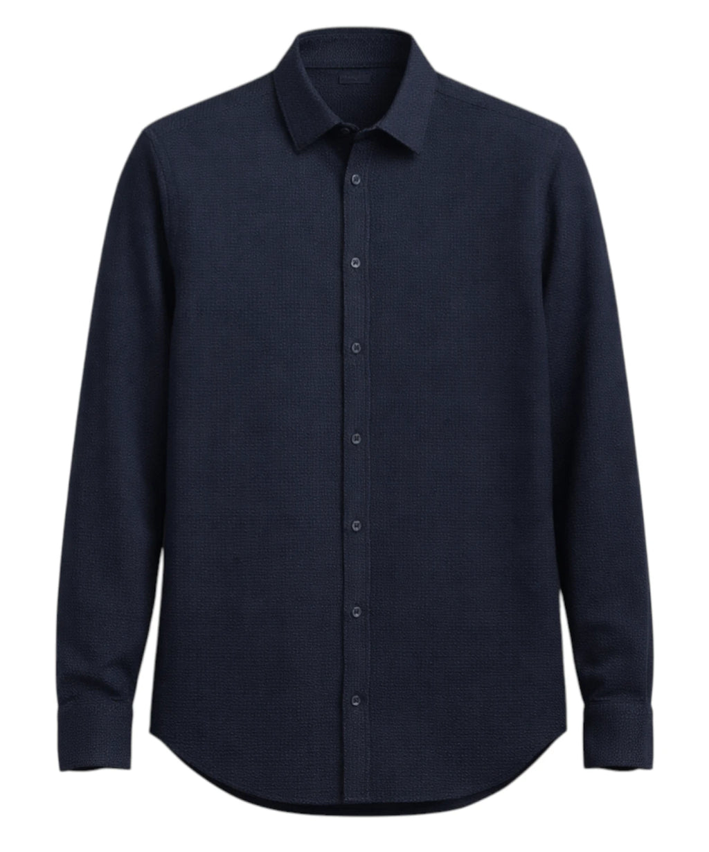 Camicia Uomo Ingram in Piqué Stretch