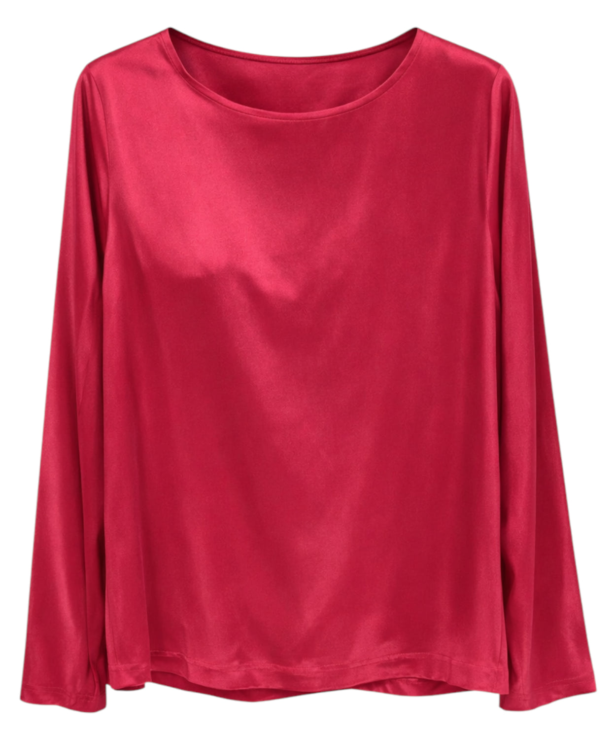 Maglia Satin Maliparmi a Maniche Lunghe