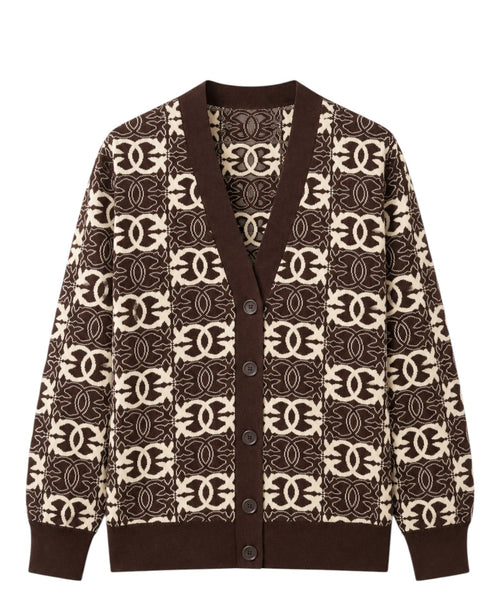 Cardigan Donna Jacquard Pinko