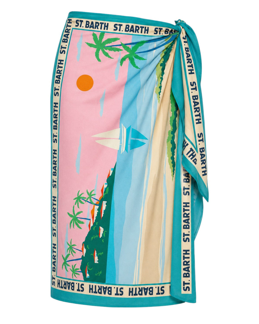 Silk Pareo Tahiti MC2 Saint Barth for beach accessories
