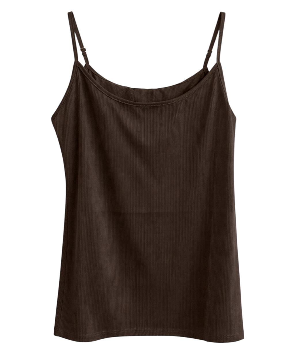 Schickes Trikot-Top mit Schulterträgern