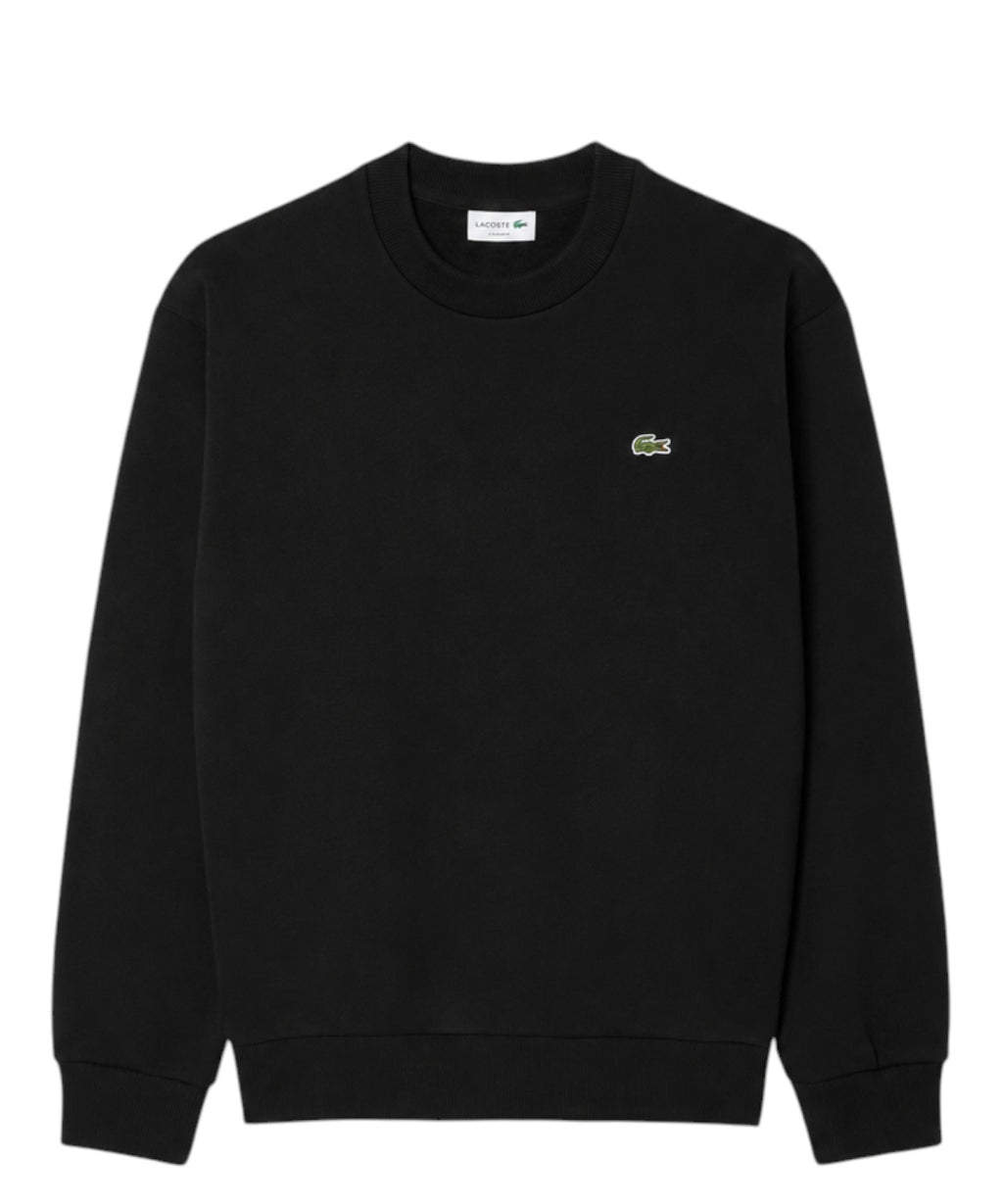 Felpa Lacoste in Cotone Felpato