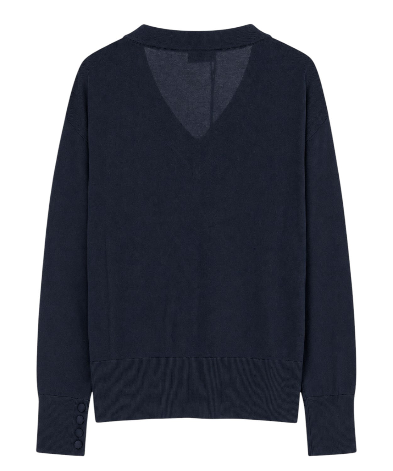 Maglia Marella FACELLA in filo di cotone con scollo a V
