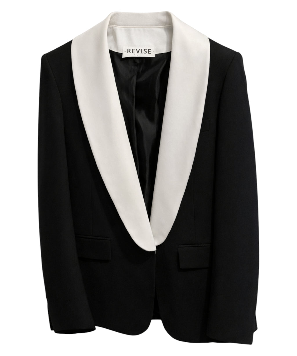 Blazer Smoking Nero Revise