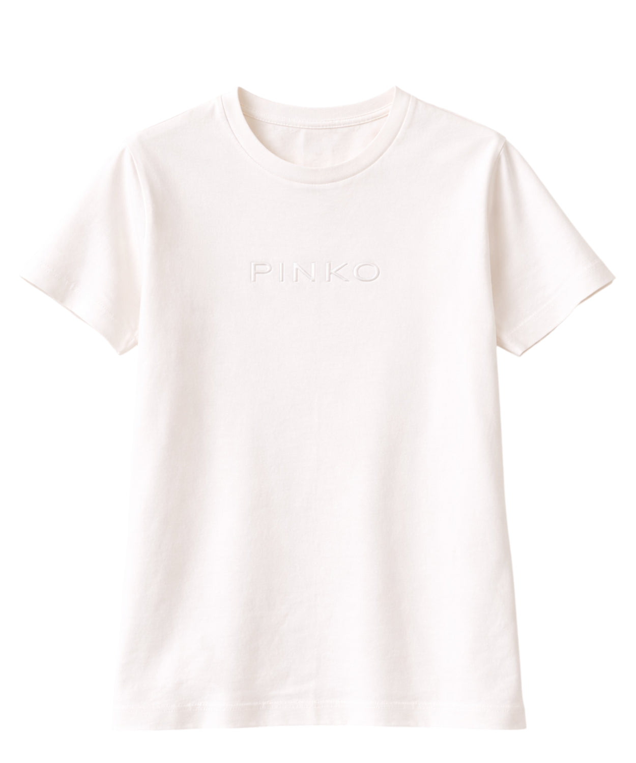 T-Shirt PINKO Start in cotone con logo ricamato