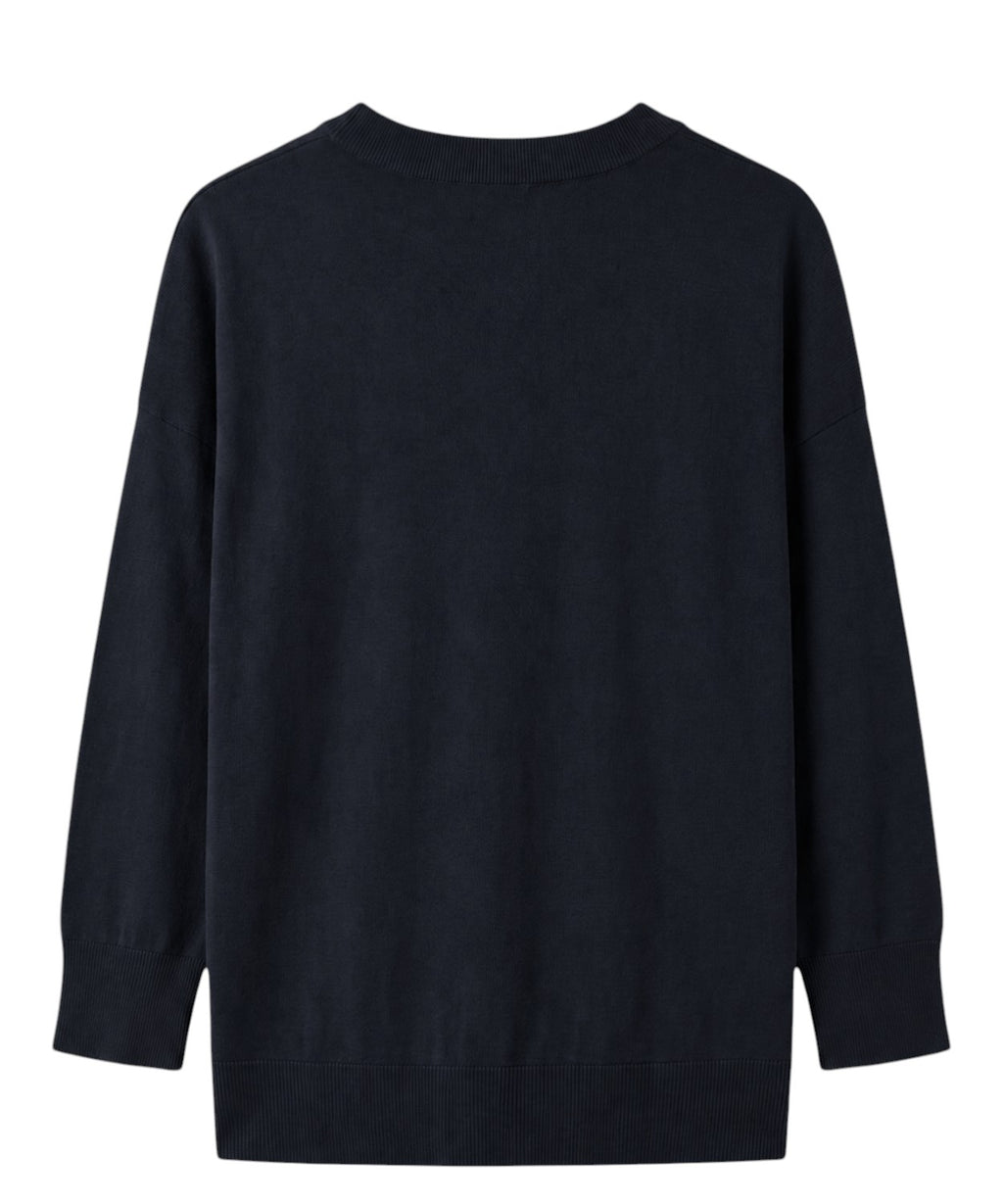 Maglione Marella Baffo in Filo di Cotone per Donna