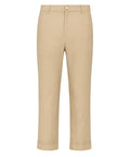 Pantalone chino Gloria Capri in lino e cotone-RE-HASH-Pantaloni-Vittorio Citro Boutique