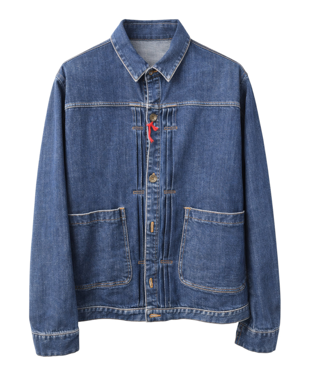 Lardini Jeansjacke mit aufgesetzten Taschen