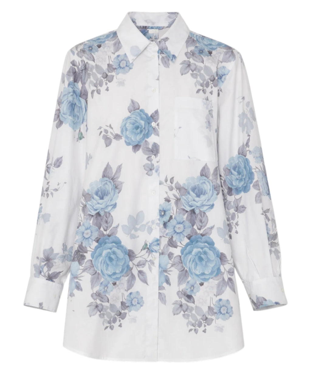 Hemd AMICI Marella Floral aus Stretch-Baumwolle