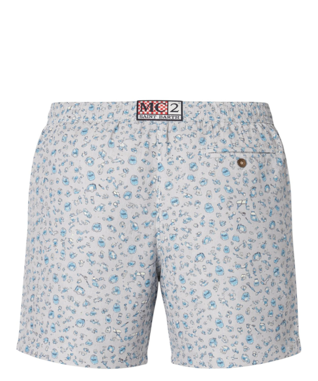 Costume Uomo MC2 Saint Barth Ultraleggero con Fantasia