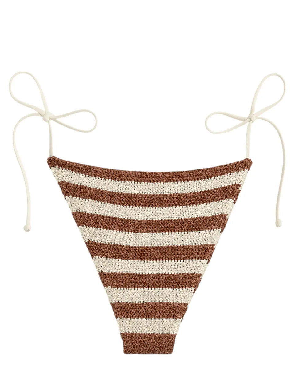 Slip Uncinetto Righe con Lacci Laterali-Mc2 Saint Barth-Costumi da bagno-Vittorio Citro Boutique