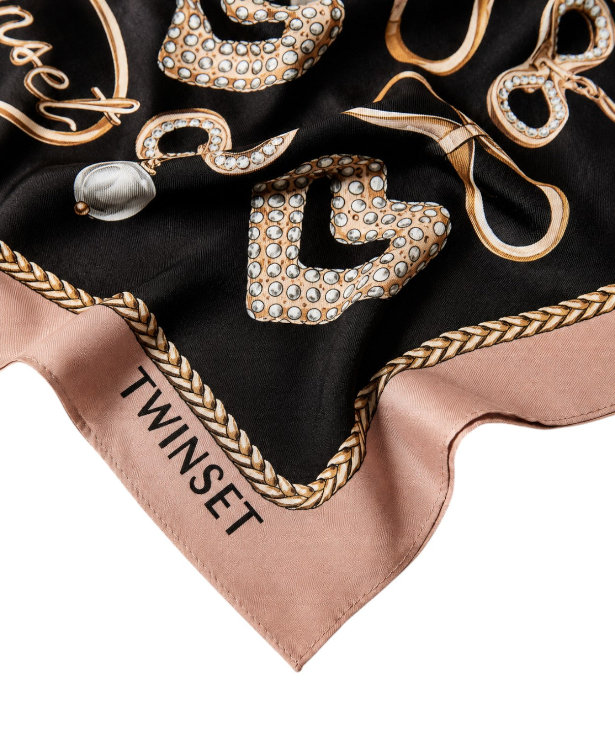Kefiah Foulard Stampa Bijoux in Viscosa 120x120 cm