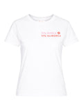T-shirt Emilie MC2 Saint Barth met borduurwerk
