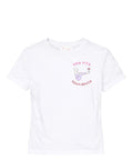 T-shirt Emilie MC2 Saint Barth con Ricamo