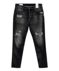 Jeans PT Torino in denim nero slim fit