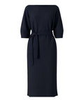 Max Mara dames lange jurk van jersey met ceintuur