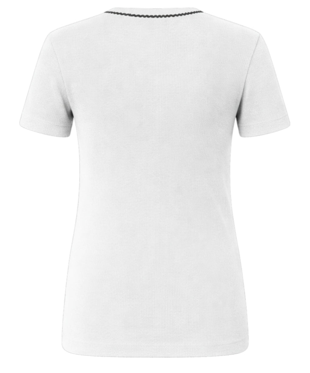T-shirt PINKO Brugherio con logo Love Birds ricamato