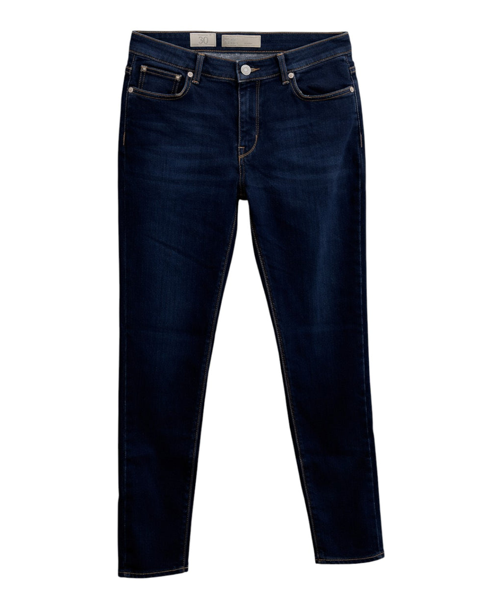 Jeans Re Hash mørkeblå slim fit til mænd