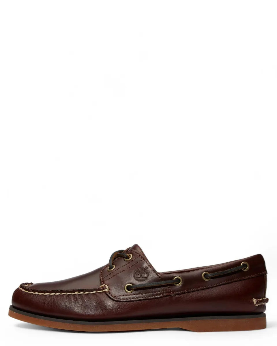 Scarpe da Barca Classic Bordeaux in Pelle Premium-TIMBERLAND-Scarpe basse-Vittorio Citro Boutique