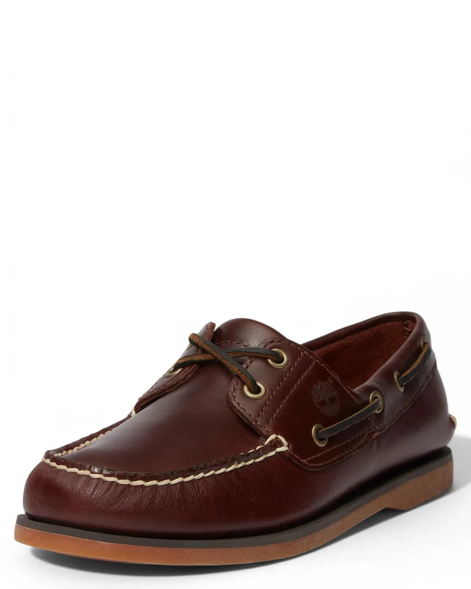 Scarpe da Barca Classic Bordeaux in Pelle Premium-TIMBERLAND-Scarpe basse-Vittorio Citro Boutique