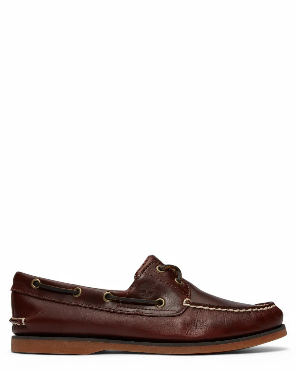 Scarpe da Barca Classic Bordeaux in Pelle Premium-TIMBERLAND-Scarpe basse-Vittorio Citro Boutique