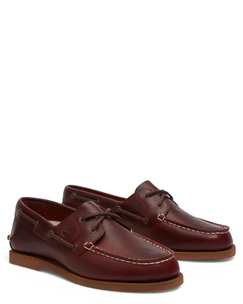 Scarpe da Barca Classic in Pelle Beige-TIMBERLAND-Mocassini-Vittorio Citro Boutique