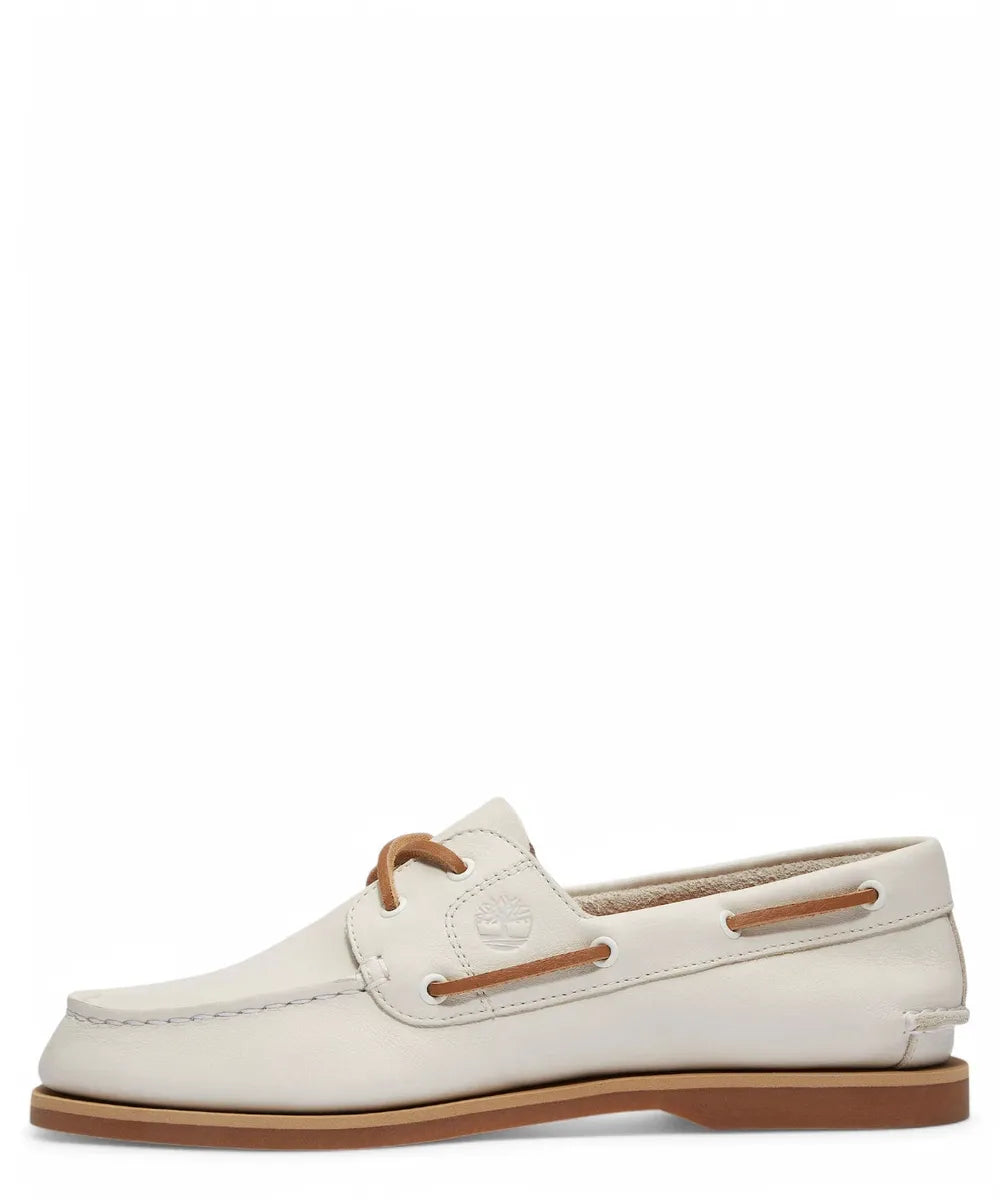 Scarpe da Barca Classic in Pelle Beige-TIMBERLAND-Mocassini-Vittorio Citro Boutique