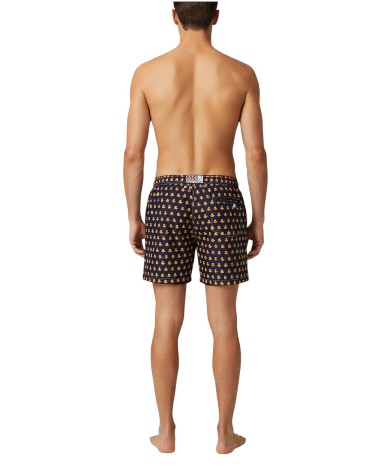 Men's MC2 Saint Barth Swimsuit with Ultralight Ducky Pattern